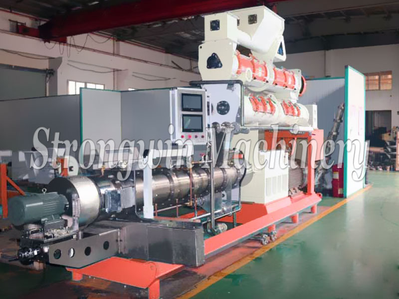 floating fish feed extruder