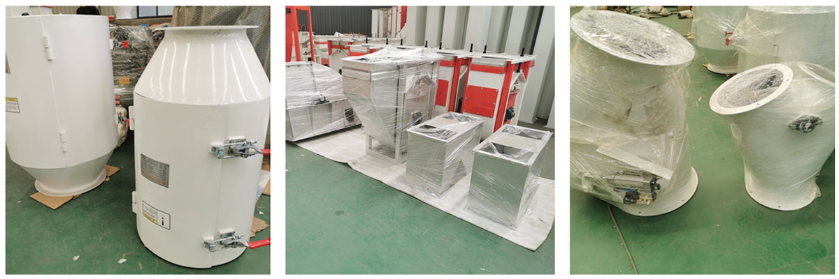 Bucket elevator and other auxiliary equipments will be sent to Ecuador